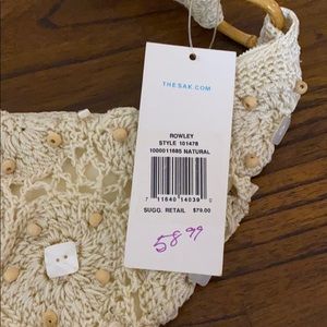 SAK PURSE BEIGE  WITH STONES